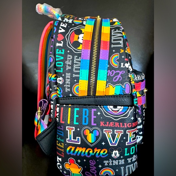 Disney Pride Loungefly Backpack NWT - Picture 4 of 8